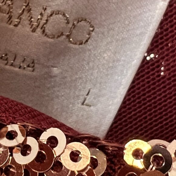 Bronx & Banco Gold Dress US Size 8 Sequin Jersey One Shoulder Goddess - Picture 13 of 16